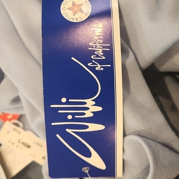 Jumpsuit by Willi of California Powder Blue Sz 8 Vintage Button Front NWT - Picture 7 of 7